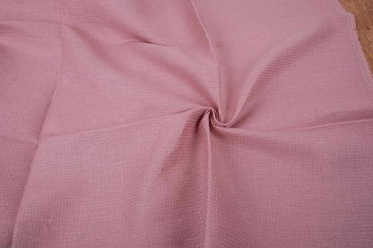Waffle - pink - linen fabric - 132VA