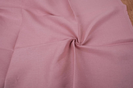 Waffle - pink - linen fabric - 132VA