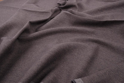 Broken twill- brownish grey -  linen fabric - 180R