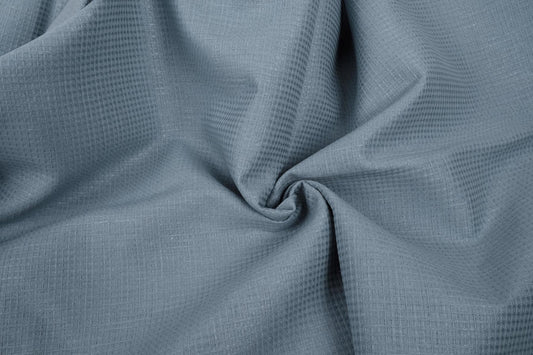 Waffle - aqua green - linen fabric - 134VA