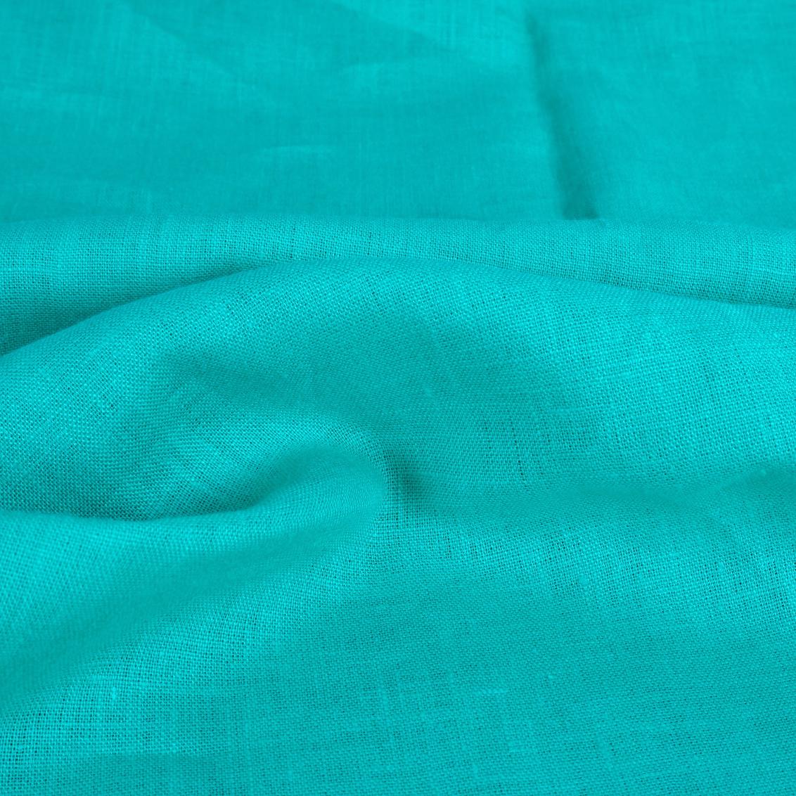 Turquoise - linen fabric - 280gsm - 187M