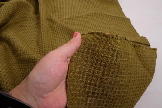 Waffle - moss green  - extra wide - 835VA