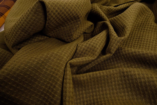 Waffle - moss green  - extra wide - 835VA