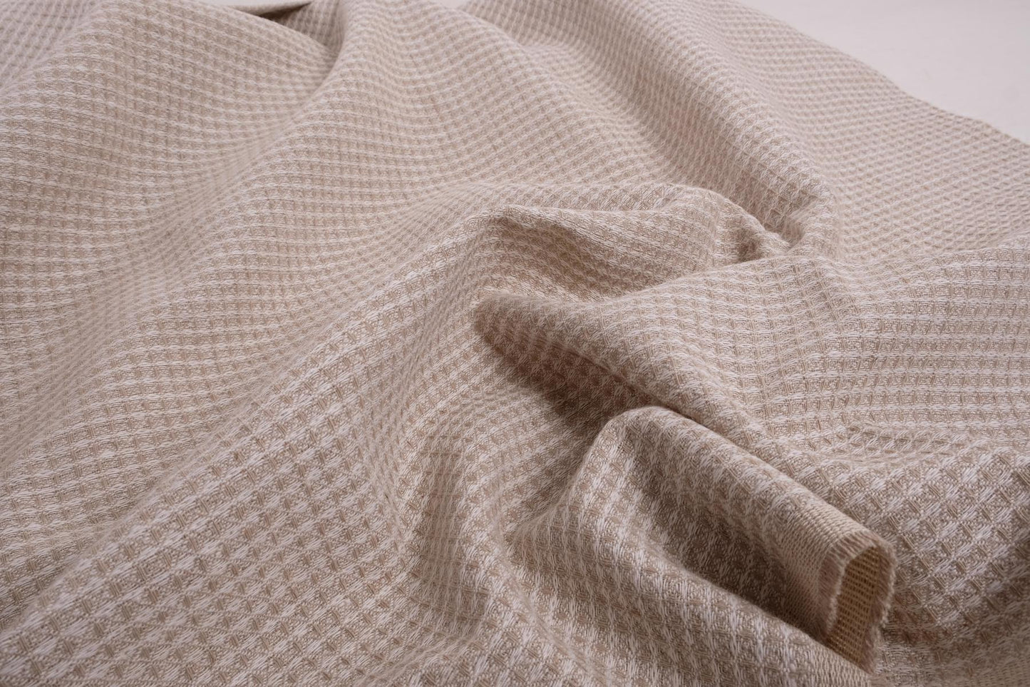 Waffle - natur  - extra wide - linen-fabric - 845VA