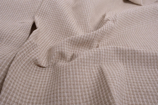 Waffle - natur  - extra wide - linen-fabric - 845VA