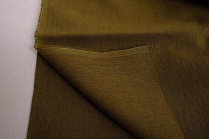 Moss green - extra wide - linen fabric - 819EM