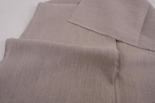 Grey natur - extra wide - linen fabric - 722EM