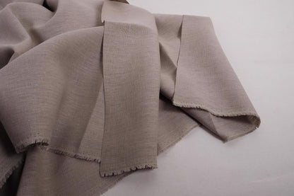 Grey natur - extra wide - linen fabric - 722EM
