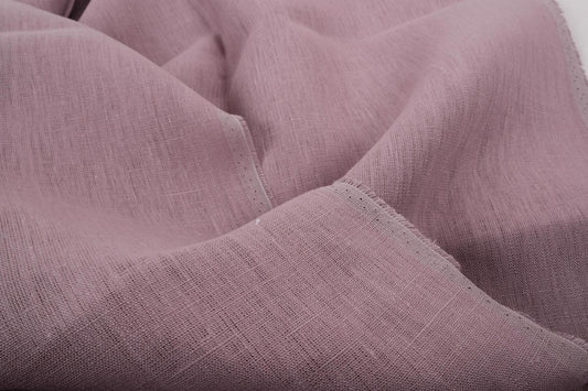 Old rose - extra wide - linen fabric - 721M