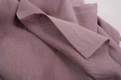 Old rose - extra wide - linen fabric - 721M