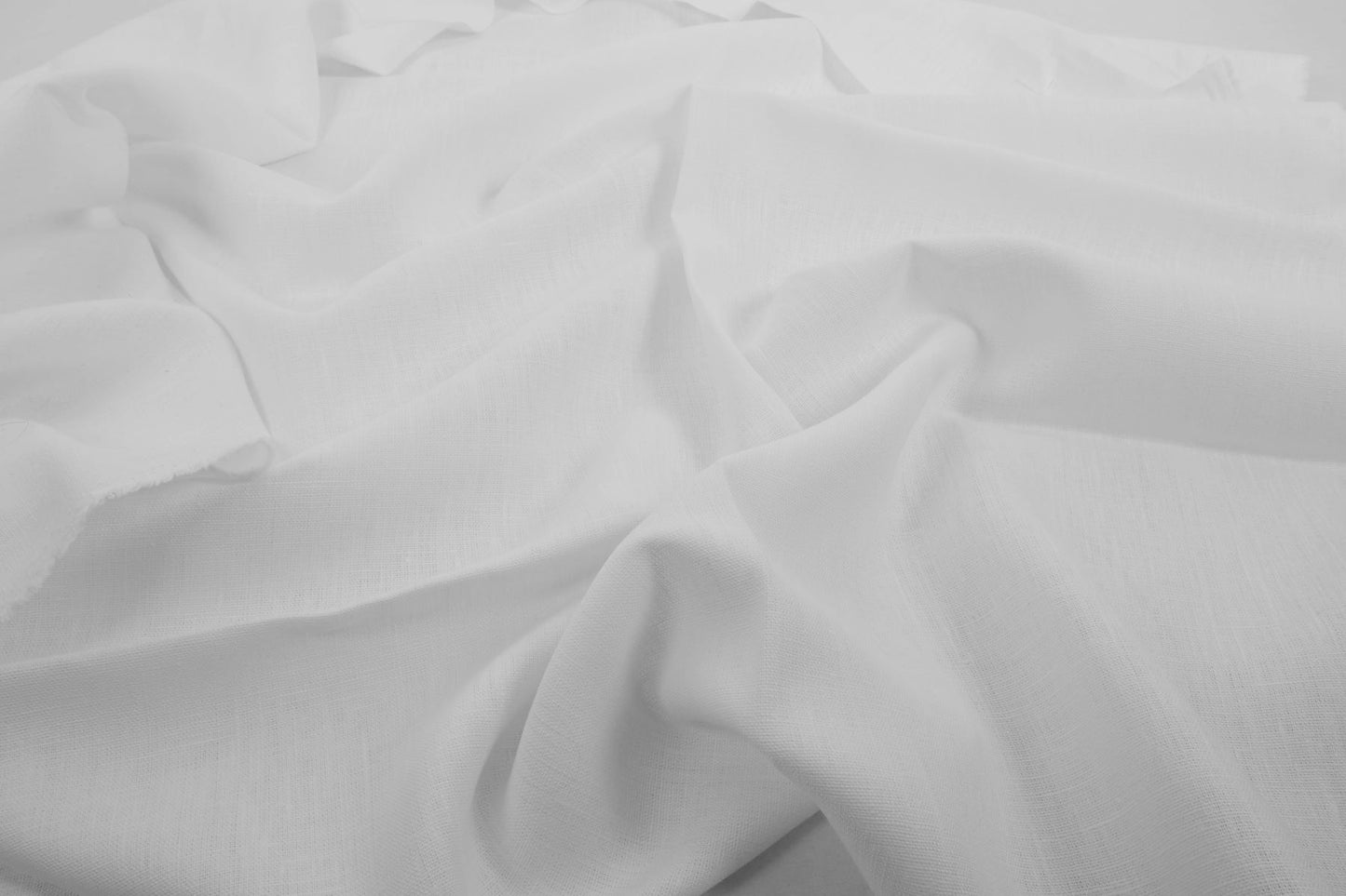 180gsm White linen fabric - regular - 003M