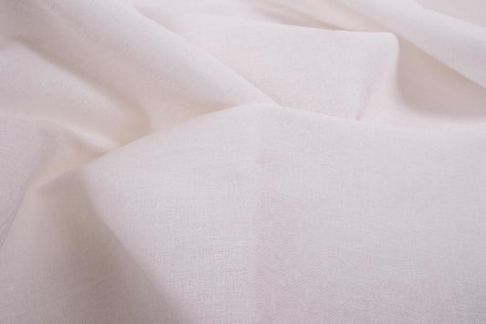 Jacquard  white - linen fabric - 146R