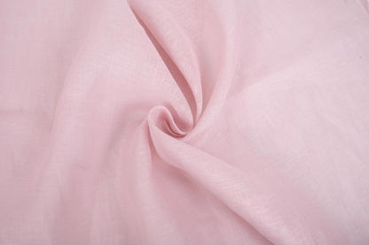 Sheer GAUZE linen fabric -  crepe pink - 167SH