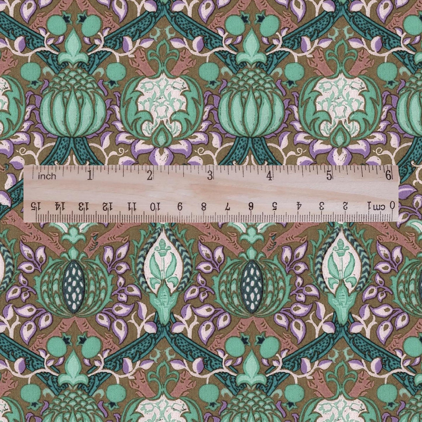 100% LINEN Fabric William Morris Granada gray print - British linen floral upholstery home textile Victorian fabrics 3216