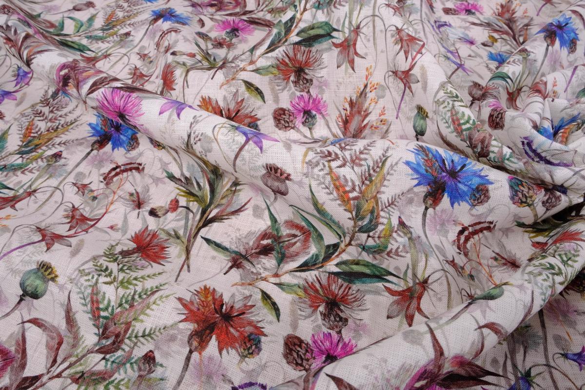 Floral cornflowel field - print  - 9947P