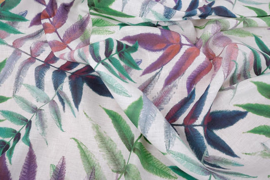 Floral leaves - print  - 9924P