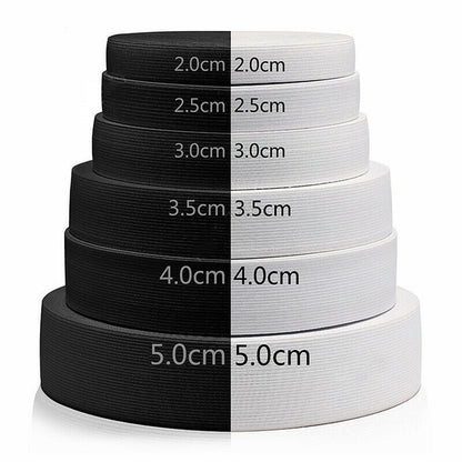 Flat Elastic trim - 40mm  - 1850E