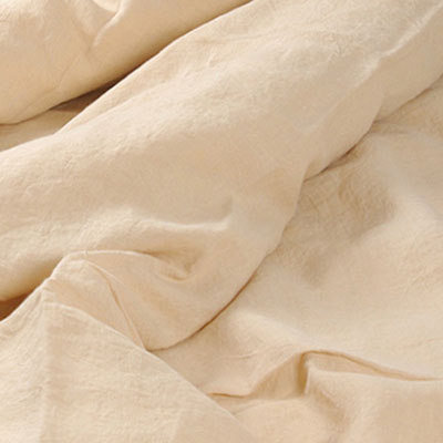 Sand ecru - wide linen fabric -  180gsm - 709M