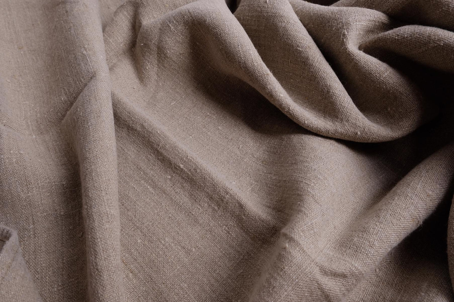 240gsm natur - heavy linen fabric - washed-  016W