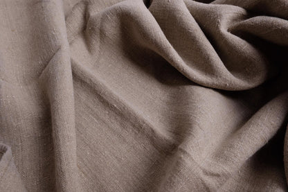 240gsm natur - heavy linen fabric - washed-  016W