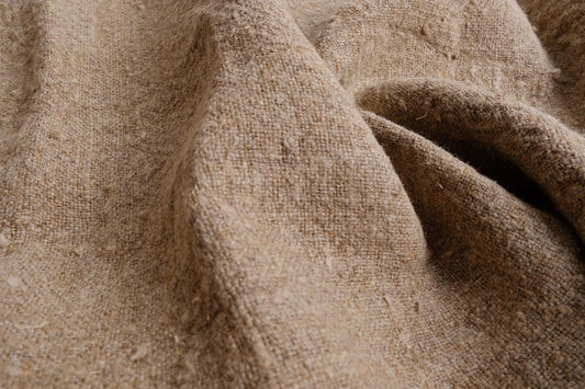 ASAKA - Extra heavy linen fabric- rough natur - stonewashed - 538W