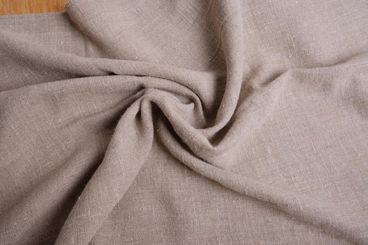 Fluffy  natur - linen fabric - Washed - 332SH