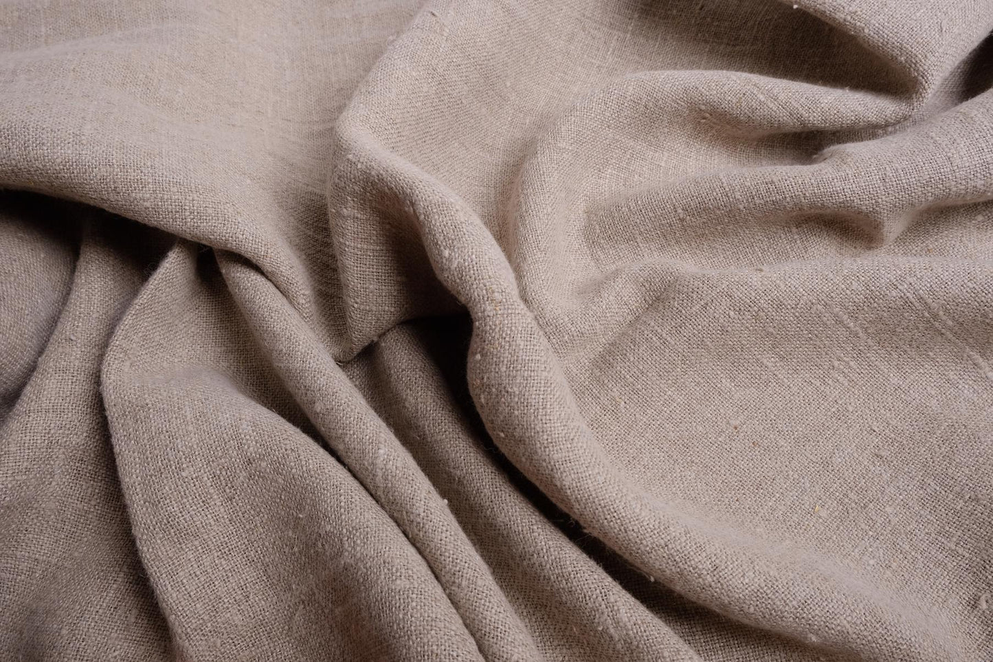 Fluffy  natur - linen fabric - Washed - 332SH