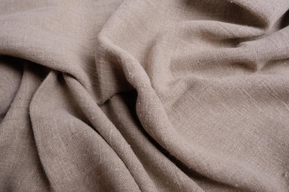 Fluffy  natur - linen fabric - Washed - 332SH