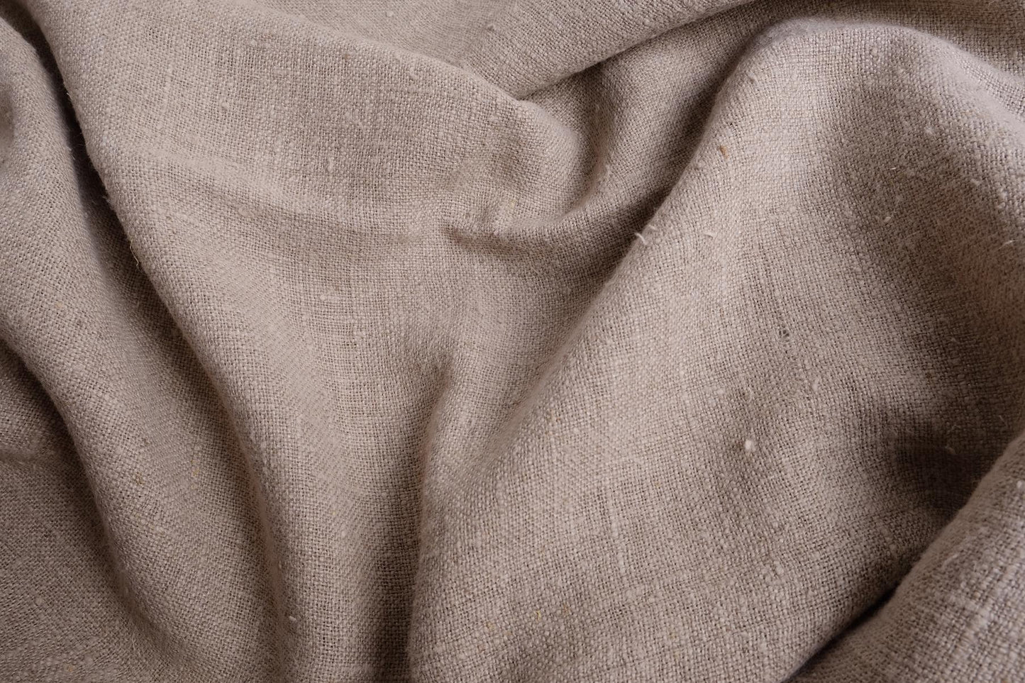 Fluffy  natur - linen fabric - Washed - 332SH