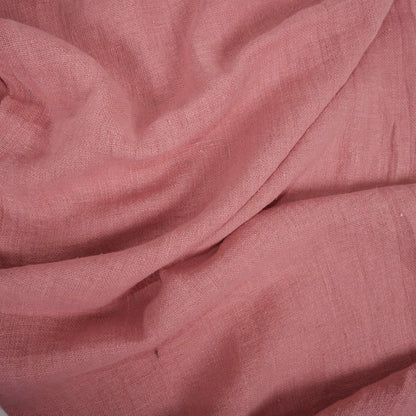 Fluffy  linen fabric - salmon pink- 6336SH