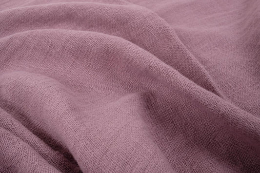 Fluffy  linen fabric - cashmere rose - 6345SH