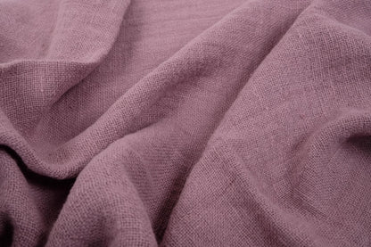 Fluffy  linen fabric - cashmere rose - 6345SH
