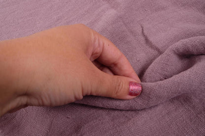 Fluffy  linen fabric - cashmere rose - 6345SH