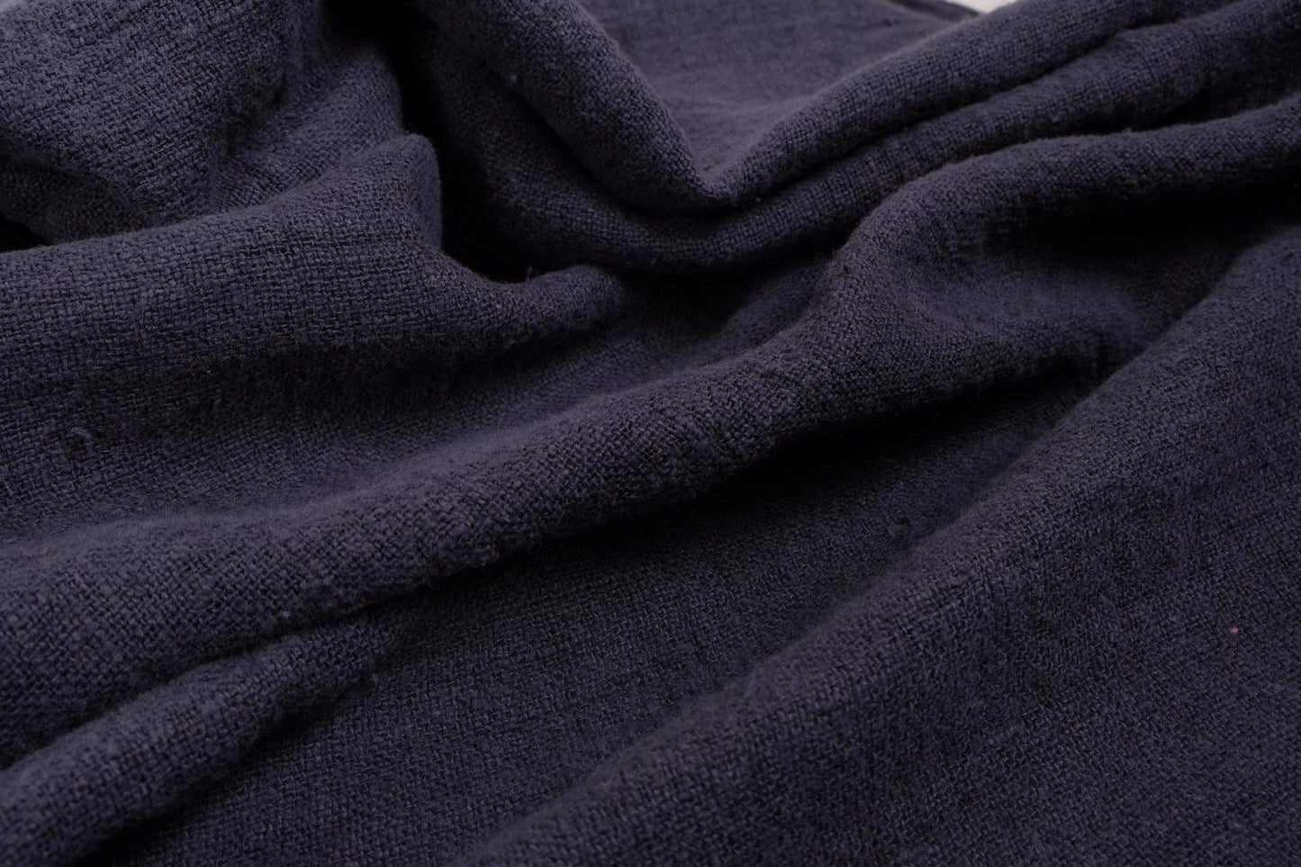 Fluffy  linen fabric - muddy purple- 6325SH