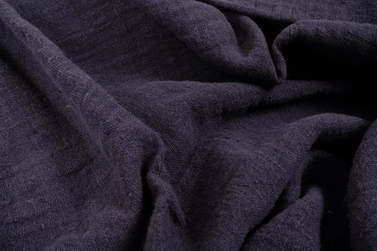 Fluffy  linen fabric - muddy purple- 6325SH