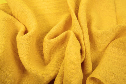 Fluffy  linen fabric - sunflower yellow - 6304SH