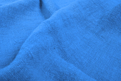 Fluffy  linen fabric - turquoise - 6301SH