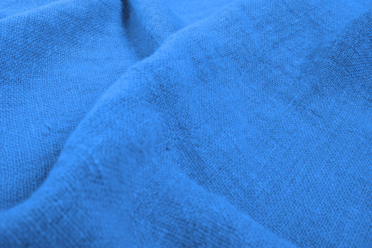 Fluffy  linen fabric - turquoise - 6301SH