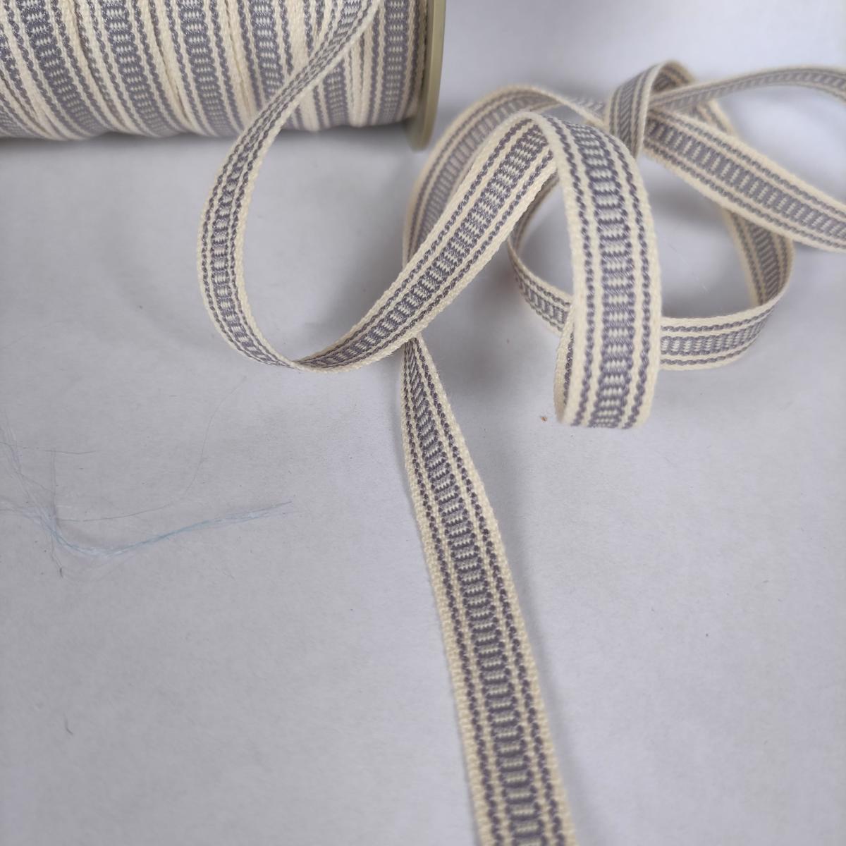 ETHNO - Folk art trim - grey 10mm