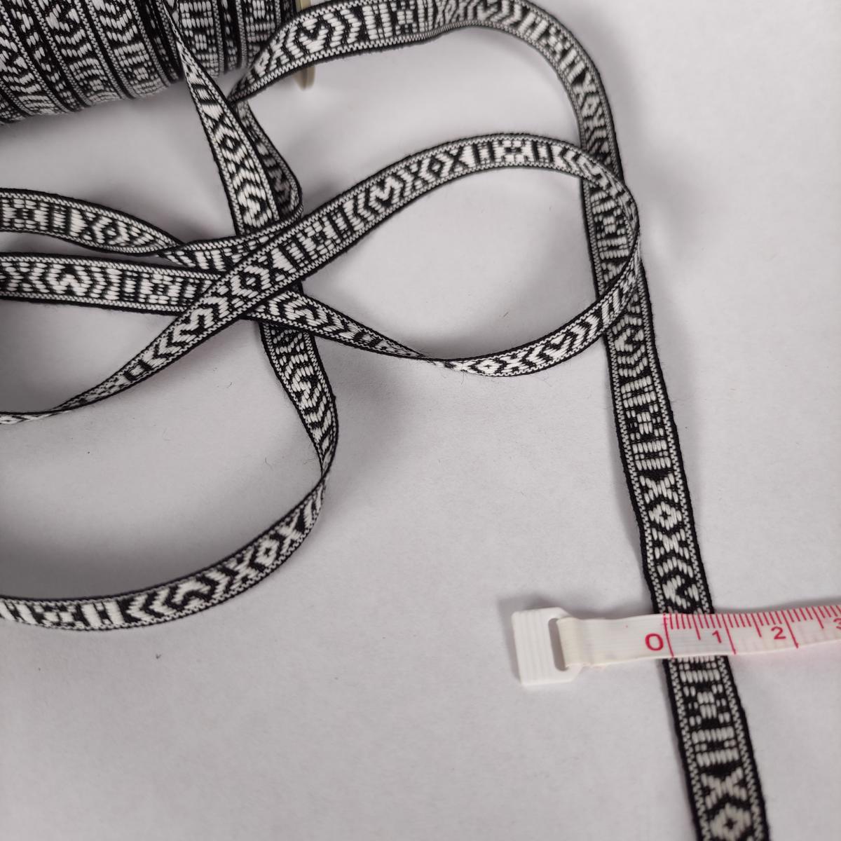 Allmoge -  Folk art trim - black 10mm