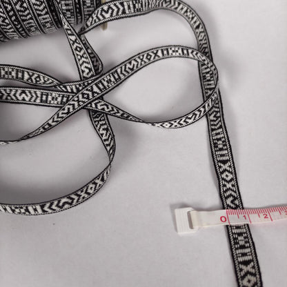 Allmoge -  Folk art trim - black 10mm