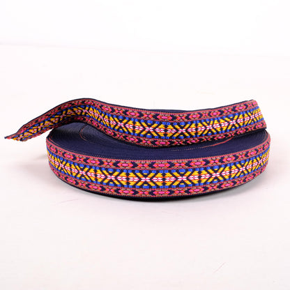 Allmoge -  Folk art trim - multicolor 38mm