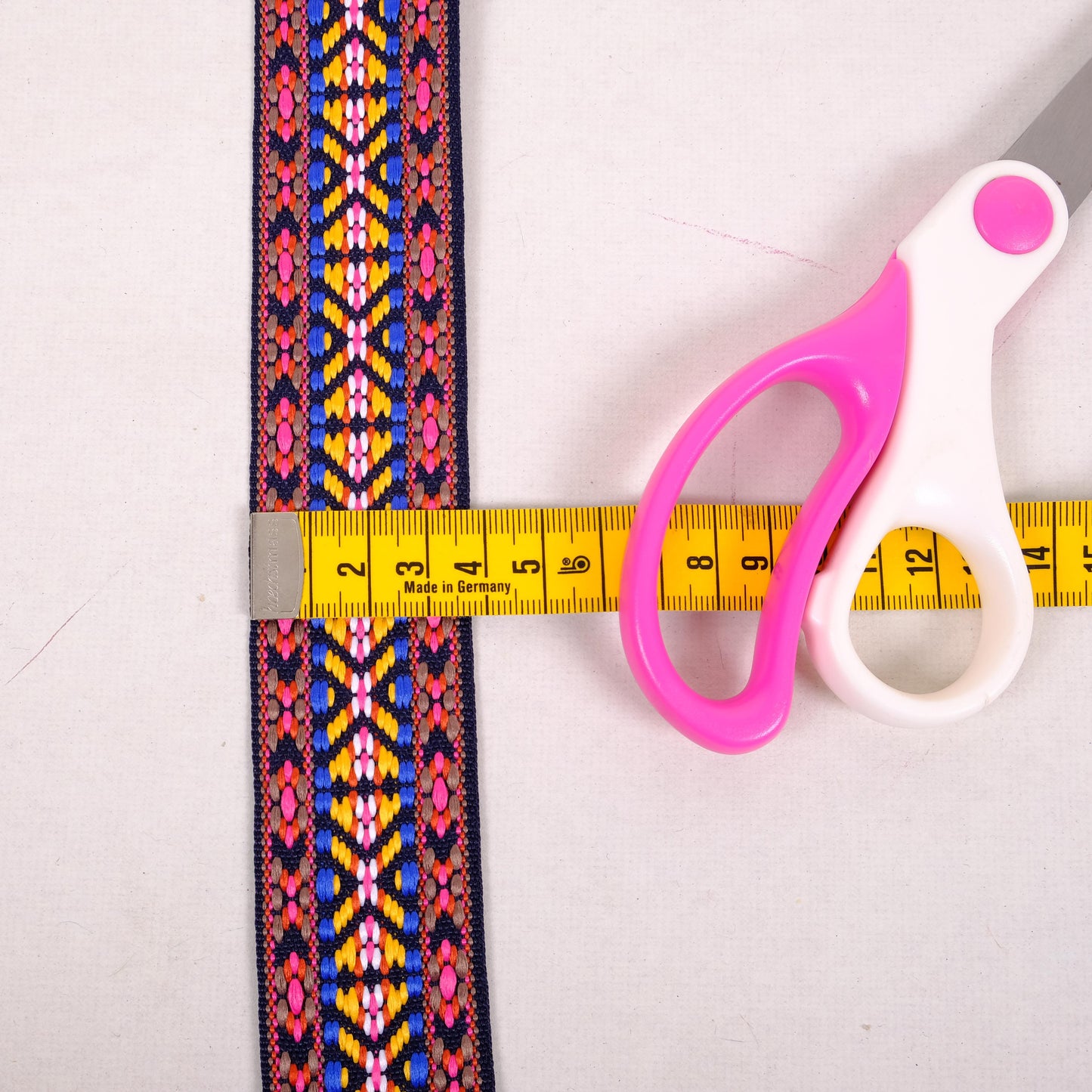 Allmoge -  Folk art trim - multicolor 38mm