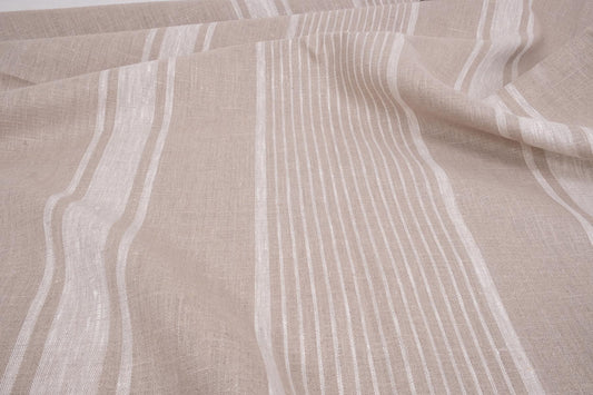 Village natur -  linen fabric - 934H