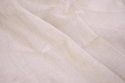 Sheer GAUZE linen fabric -  melange natur - regular - 373SH