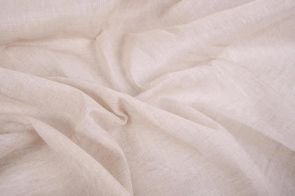 Sheer GAUZE linen fabric -  melange natur - regular - 373SH