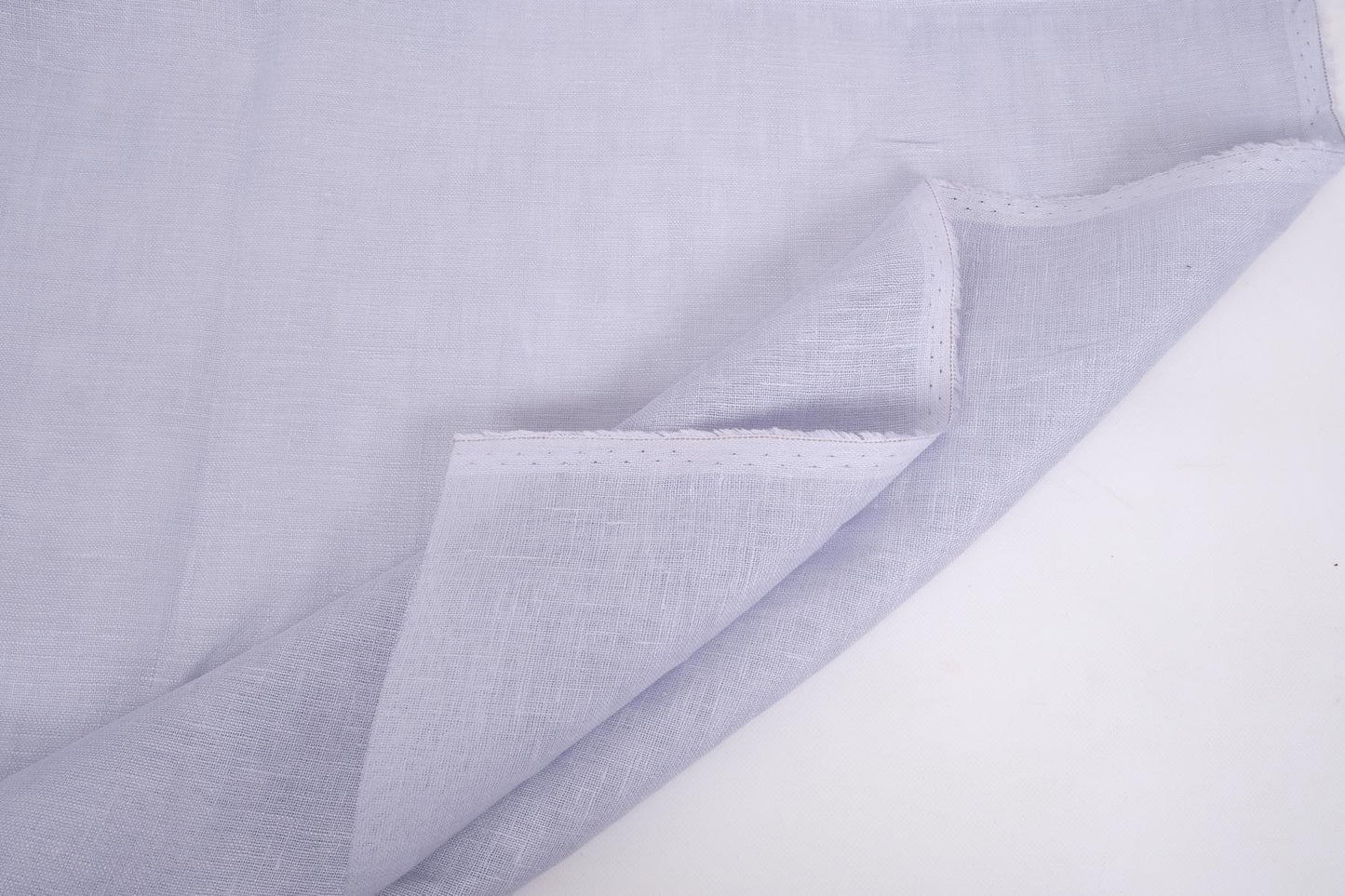 Sheer GAUZE linen fabric -  baby blue- 382SH