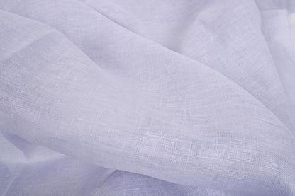 Sheer GAUZE linen fabric -  baby blue- 382SH