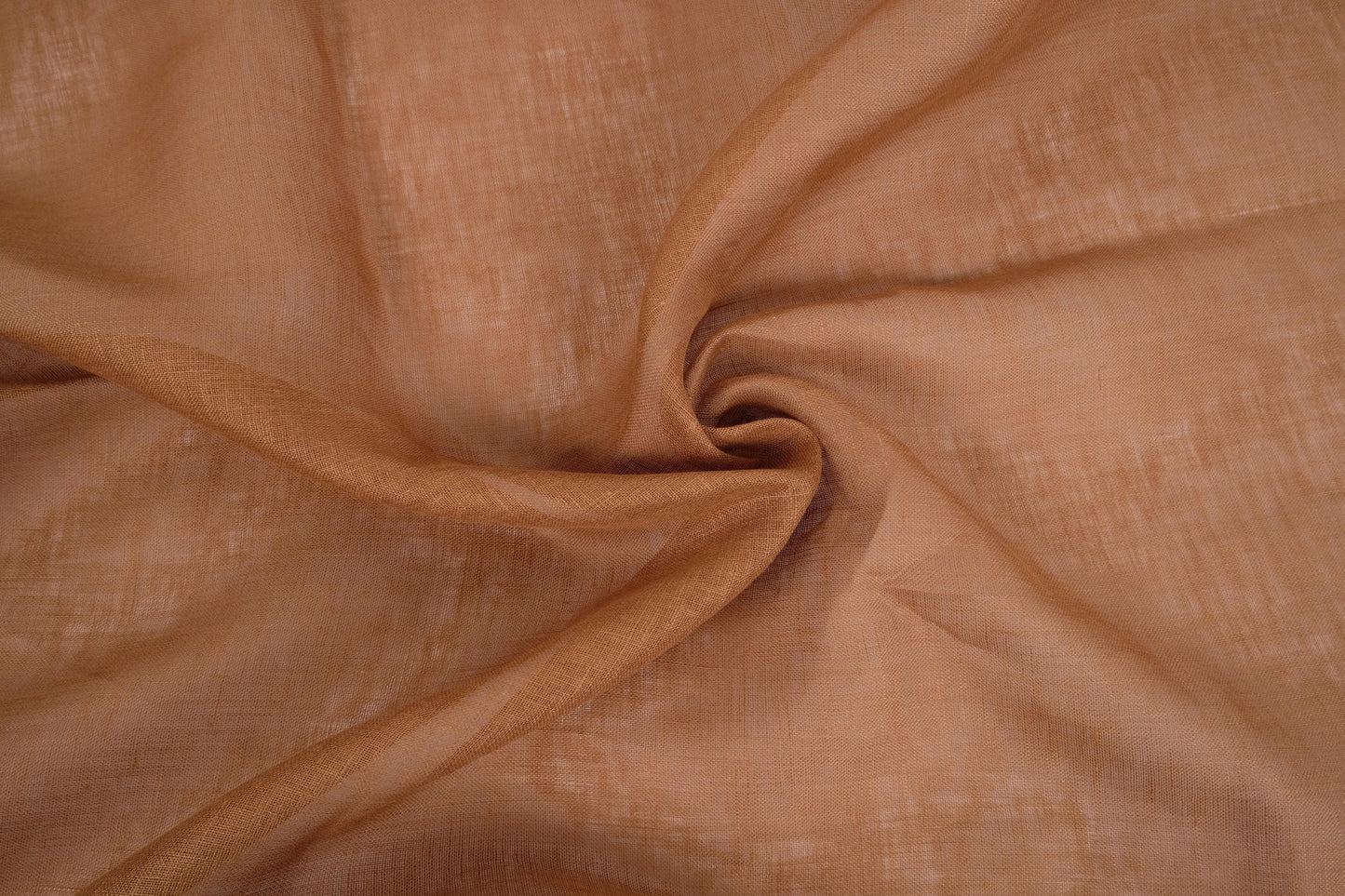 Sheer GAUZE linen fabric -  bronze - 390SH