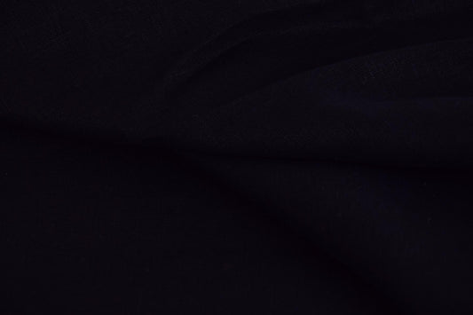 Black - linen fabric - 370M